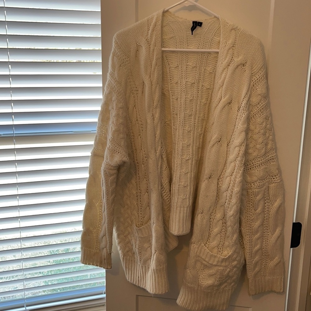 White Chunky Sweater